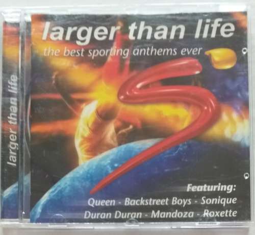 CD - VARIOUS - LARGER THAN LIFE - THE BEST SPORTING ANTHEMS EVER