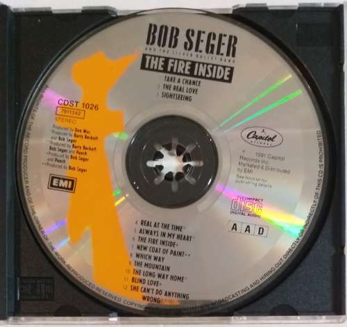 CD - BOB SEGER AND THE SILVER BULLET BAND - THE FIRE INSIDE
