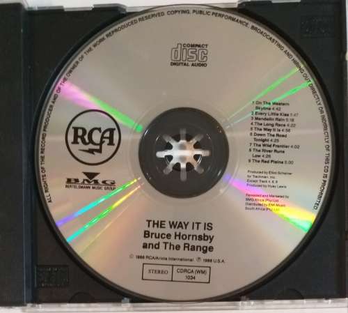 CD - BRUCE HORNSBY AND THE RANGE - THE WAY IT IS