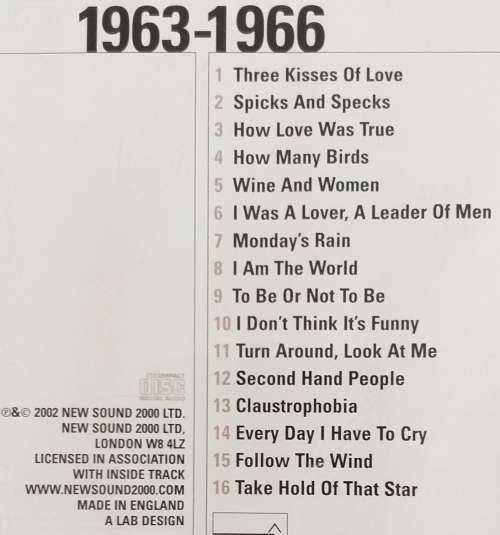 CD - BEE GEES - 1963-1966