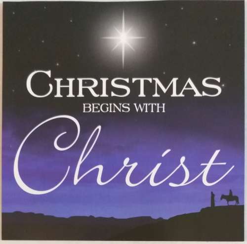 CD - CHRISTMAS BEGINS WITH CHRIST