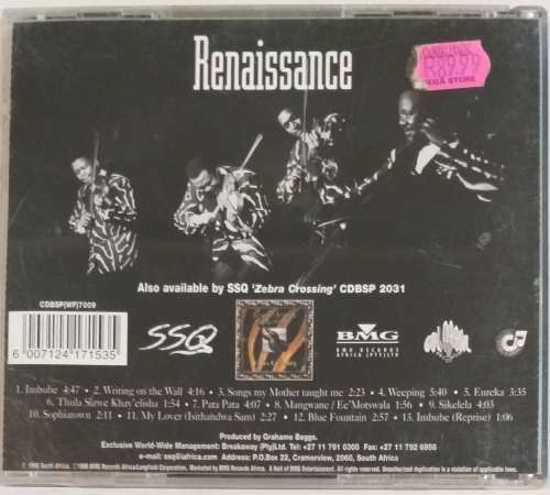 CD - SOWETO STRING QUARTET - RENAISSANCE [VG+]