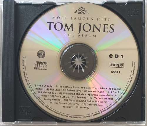 CD`S X 2 - TOM JONES - THE ALBUM - MOST FAMOUS HITS