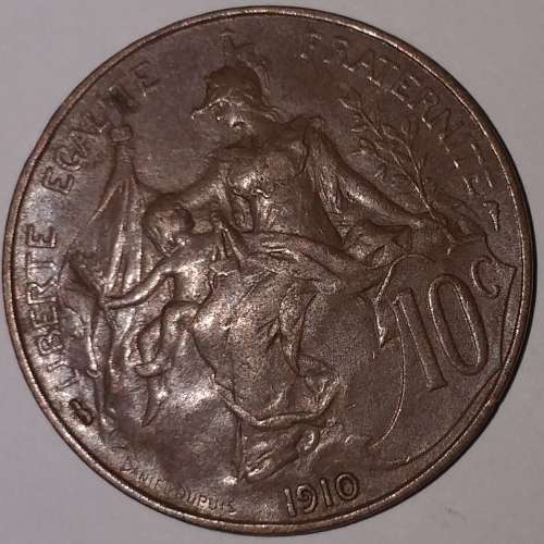 1910 - 10 CENTS - FRANCE