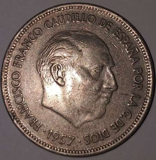 1957 - 25 PESETAS - SPAIN