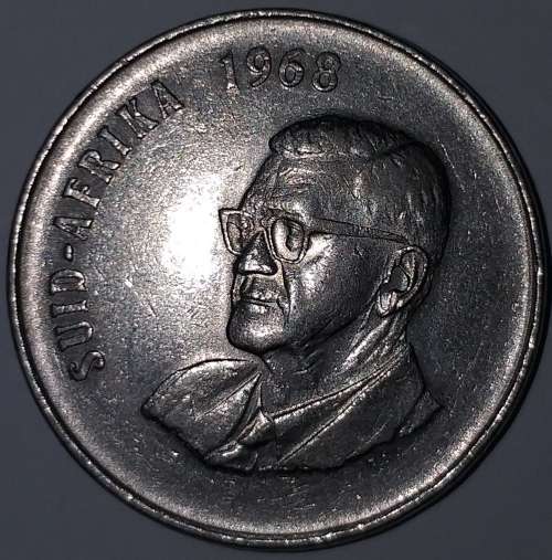 1968 - 50 CENT COIN - SOUTH AFRICA