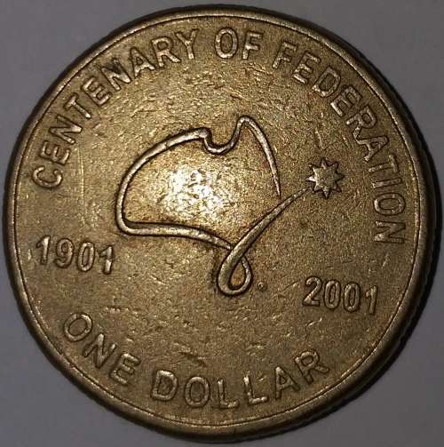COIN - 2001 - 1 DOLLAR - AUSTRALIA - CENTENARY OF FEDERATION
