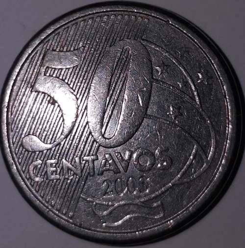 COIN - 2003 - 50 CENTAVOS - BRASIL