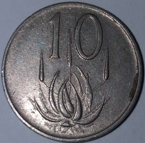 1965 - 10 CENT COIN - SOUTH AFRICA