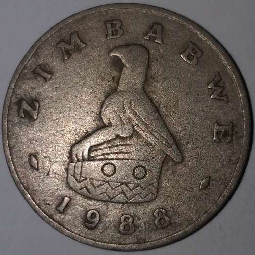 1988 - 50 CENT COIN - ZIMBABWE
