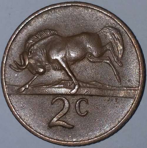 1969 - 2 CENT COIN - SOUTH AFRICA