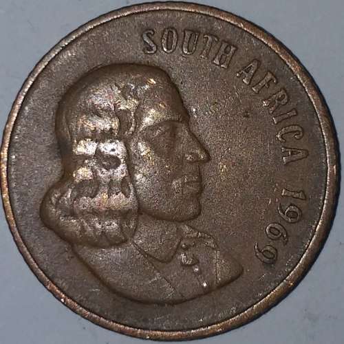 1969 - 2 CENT COIN - SOUTH AFRICA