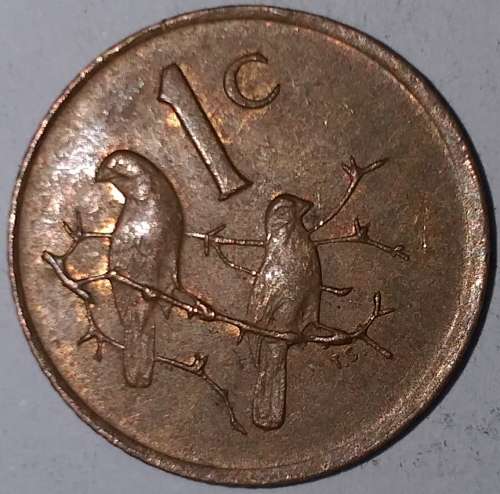 1987 - ONE CENT COIN - SOUTH AFRICA