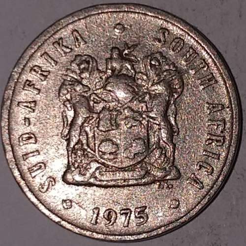 1975 - 5 CENT COIN - SOUTH AFRICA