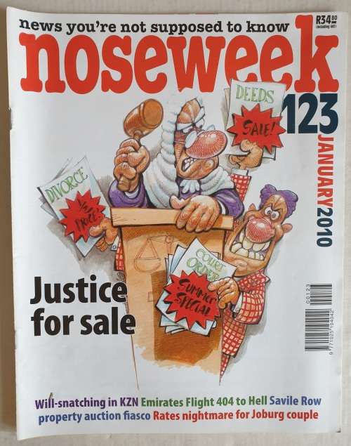 NOSEWEEK MAGAZINE - ISSUE 123 - JANUARY 2010 - CONTROVERSIAL