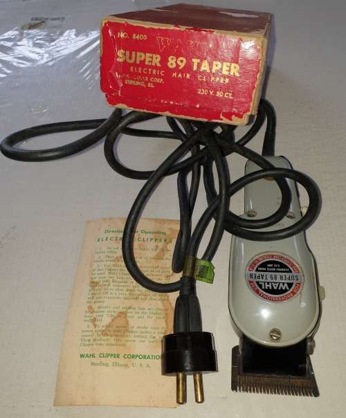 VINTAGE WAHL ELECTRIC HAIR CLIPPER - SUPER 89 TAPER - NO. 8400
