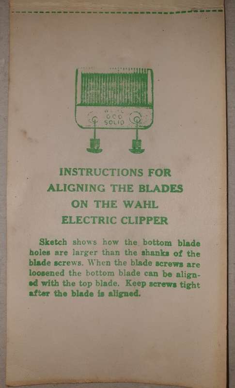 VINTAGE WAHL ELECTRIC HAIR CLIPPER - SUPER 89 TAPER - NO. 8400