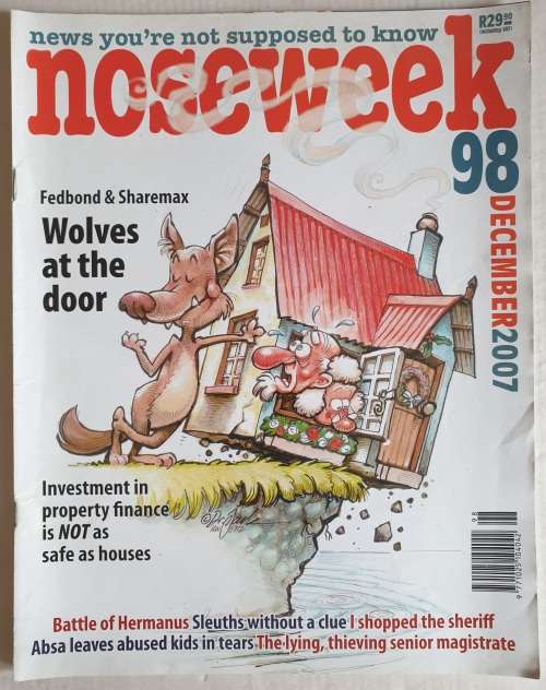 NOSEWEEK MAGAZINE - ISSUE 98 - DECEMBER 2007 - CONTROVERSIAL
