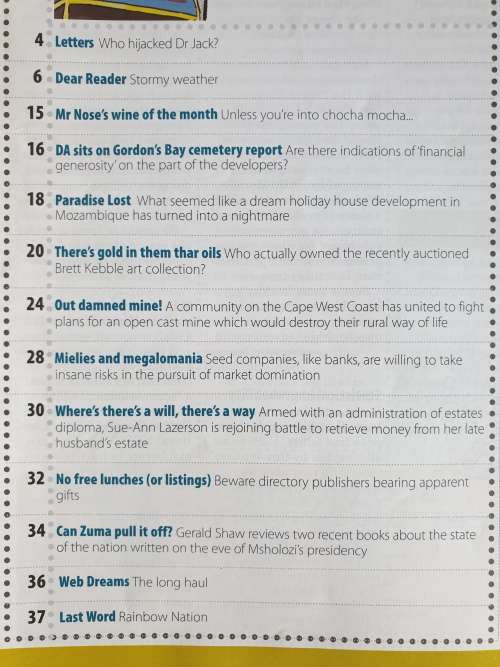 NOSEWEEK MAGAZINE - ISSUE 116 - JUNE 2009 - CONTROVERSIAL