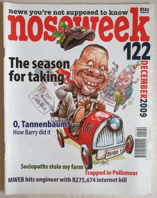 NOSEWEEK MAGAZINE - ISSUE 122 - DECEMBER 2009 - CONTROVERSIAL