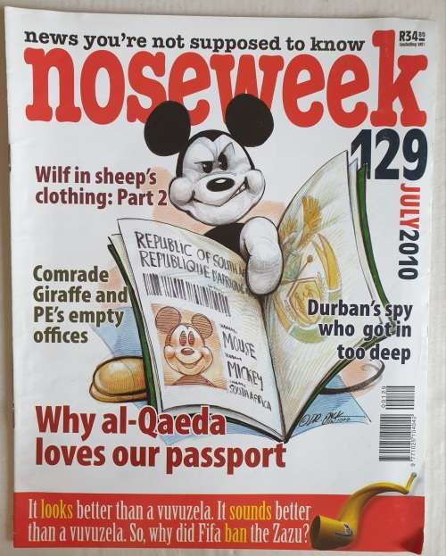 NOSEWEEK MAGAZINE - ISSUE 129 - JULY 2010 - CONTROVERSIAL