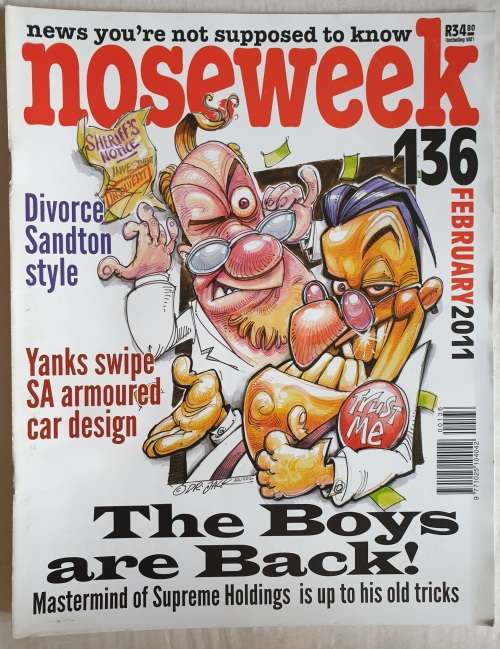 NOSEWEEK MAGAZINE - ISSUE 136 - FEBRUARY 2011 - CONTROVERSIAL