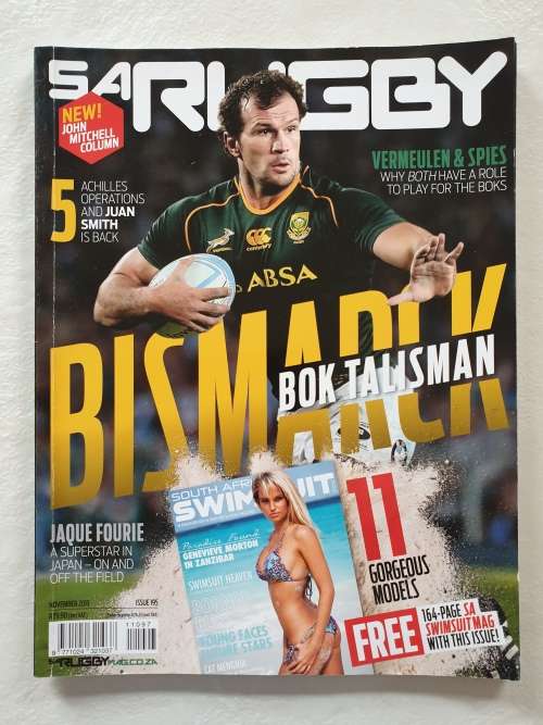 SA RUGBY MAGAZINE - NOVEMBER 2013 (DOES NOT INCLUDE SWIMSUIT MAG)