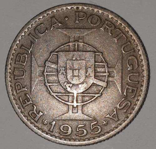 1955 - 2.5 ESCUDOS - MOCAMBIQUE - MOZAMBIQUE - PORTUGUESA