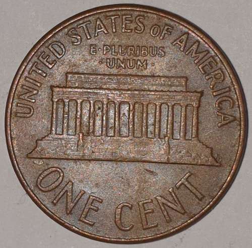 1963 - 1 CENT - LINCOLN MEMORIAL CENT (PENNY) - ONE CENT - PHILADELPHIA MINT - USA