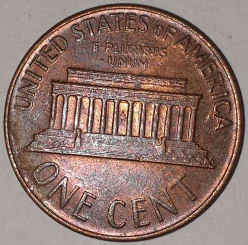 1967 - 1 CENT - LINCOLN MEMORIAL CENT (PENNY) - ONE CENT - PHILADELPHIA MINT - USA