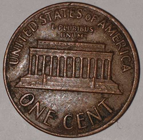 1972 - 1 CENT - LINCOLN MEMORIAL CENT (PENNY) - ONE CENT - PHILADELPHIA MINT - USA