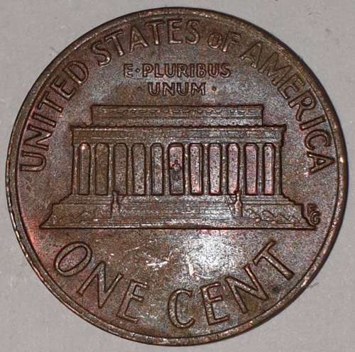 1973 - 1 CENT - LINCOLN MEMORIAL CENT (PENNY) - ONE CENT - PHILADELPHIA MINT - USA
