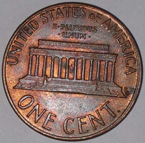1973 D - 1 CENT - LINCOLN MEMORIAL CENT (PENNY) - ONE CENT - DENVER MINT - USA