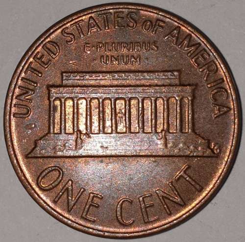 1977 - 1 CENT - LINCOLN MEMORIAL CENT (PENNY) - ONE CENT - PHILADELPHIA MINT - USA