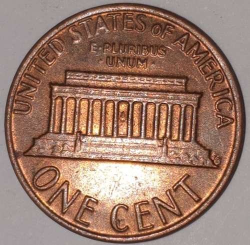 1980 D - 1 CENT - LINCOLN MEMORIAL CENT (PENNY) - ONE CENT - DENVER MINT - USA