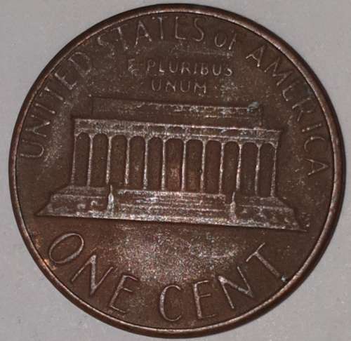 1982 - 1 CENT - LINCOLN MEMORIAL CENT (PENNY) - ONE CENT - PHILADELPHIA MINT - USA