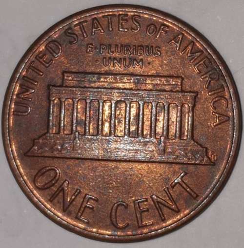 1986 - 1 CENT - LINCOLN MEMORIAL CENT (PENNY) - ONE CENT - PHILADELPHIA MINT - USA