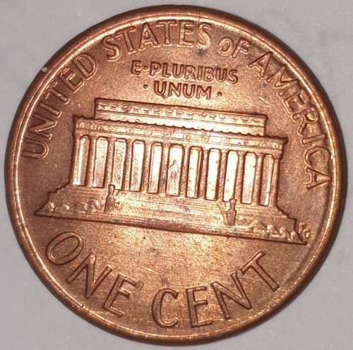 1987 - 1 CENT - LINCOLN MEMORIAL CENT (PENNY) - ONE CENT - PHILADELPHIA MINT - USA