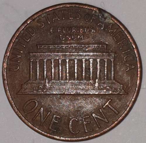 1988 - 1 CENT - LINCOLN MEMORIAL CENT (PENNY) - ONE CENT - PHILADELPHIA MINT - USA