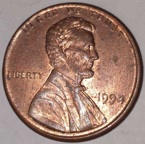 1994 - 1 CENT - LINCOLN MEMORIAL CENT (PENNY) - ONE CENT - PHILADELPHIA MINT - USA
