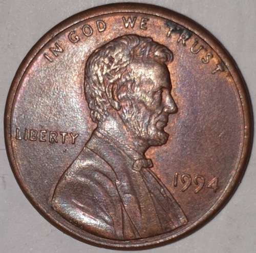 1994 - 1 CENT - LINCOLN MEMORIAL CENT (PENNY) - ONE CENT - PHILADELPHIA MINT - USA