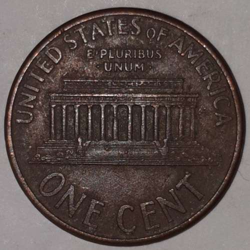 1996 - 1 CENT - LINCOLN MEMORIAL CENT (PENNY) - ONE CENT - PHILADELPHIA MINT - USA
