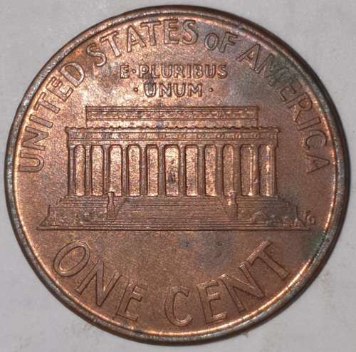 1996 - 1 CENT - LINCOLN MEMORIAL CENT (PENNY) - ONE CENT - PHILADELPHIA MINT - USA