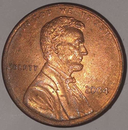 2004 - 1 CENT - LINCOLN MEMORIAL CENT (PENNY) - ONE CENT - PHILADELPHIA MINT - USA