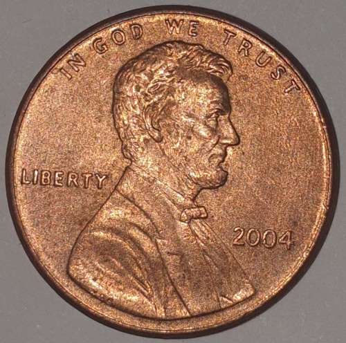2004 - 1 CENT - LINCOLN MEMORIAL CENT (PENNY) - ONE CENT - PHILADELPHIA MINT - USA