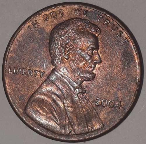 2004 - 1 CENT - LINCOLN MEMORIAL CENT (PENNY) - ONE CENT - PHILADELPHIA MINT - USA