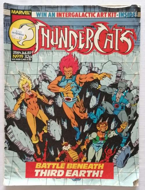 MARVEL COMICS - THUNDERCATS - NO. 19 - 1987