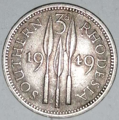 1949 - 3 PENCE - 3d - SOUTHERN RHODESIA