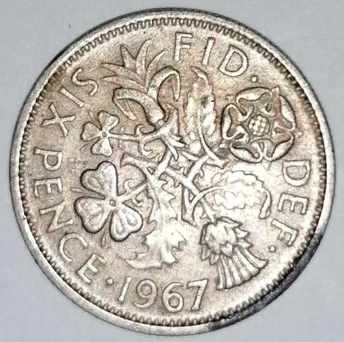 1967 - SIX PENCE - GREAT BRITAIN