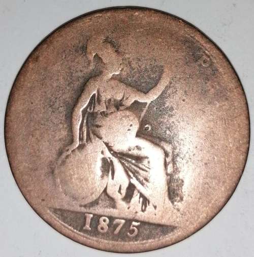 1875 - ONE PENNY - GREAT BRITAIN